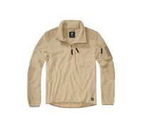 Brandit Troyer Ripstop Half Zip Fleece Beige M Homme