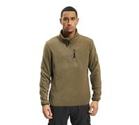 Brandit Pull Troyer en Polaire pour Homme, Vert Olive, 4XL