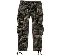 Brandit Pure Coupe Ajustée Pantalon Hommes Cargaisons Randonnée Woodland Camo