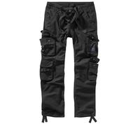 Brandit Pure Coupe Ajustée Pantalon Tactique Hommes Cargaisons Randonnée Le Noir