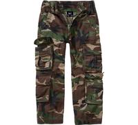 Brandit Pure, pantalon cargo pour enfants 122/128 Woodland Woodland