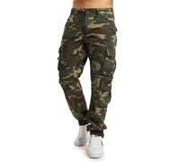 Brandit Pure Slim Fit, pantalon cargo 4XL Woodland Woodland