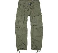 Brandit Pure Vintage Cargo Army Trousers olive - L