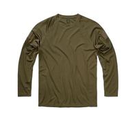 Brandit Quick Dry Shirt Longsleeve, Olive, 6XL Hommes