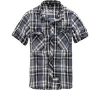 Brandit Roadstar Chemise À Carreaux Manches Courtes 100% Coton Été Élégant