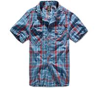Brandit Roadstar Chemise À Carreaux Manches Courtes 100% Coton Été Élégant