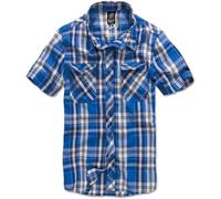Brandit Roadstar Shirt Homme Chemise, Bleu/Blanc, XL