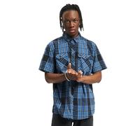 Brandit Roadstar Shirt Short Sleeve, color: indigo che, size: M