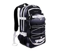 Brandit Sac à dos 'Forvert Laptop Louis Pathway' noir / blanc, Taille One Size