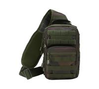 Brandit Sac à dos 'US Cooper' anthracite / olive / vert foncé, Taille Onesize