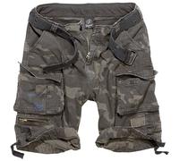 Brandit Savage Cru Militaire Cargaison Combat Mens Short Été Foncé Camouflage
