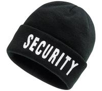 Brandit Security Bonnet Chapellerie L'Hiver Patrouile Travail Uniform Homme Noir