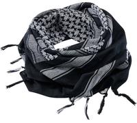Brandit Shemag Couvre-chefs multifonctionnels, Noir/Blanc, Taille unique