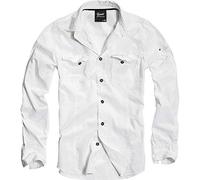 Brandit Slimfit, chemise L Blanc Blanc