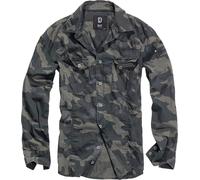 Chemise Slim Fit Long Sleeve Brandit - Dark Camo XXL