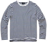 Brandit T-shirt manches longues Stripe Jersey Bleu marine/blanc Homme L