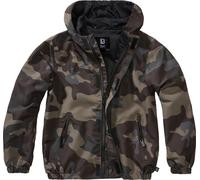 Brandit Summer Frontzip Windbreaker Veste pour enfants, Camouflage sombre, Taille 170-176