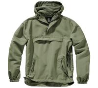 Brandit Summer Windbreaker Ajustable Respirant Hydrofuge Traspirante Homme Olive