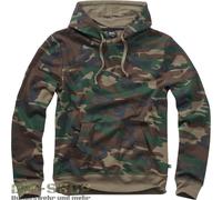 BRANDIT SWEAT À CAPUCHE PULL À CAPUCHE MILITAIRE ARMY PULL CAMOUFLAGE TARN
