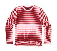 Brandit T-shirt homme manches longues Rouge/Blanc XL
