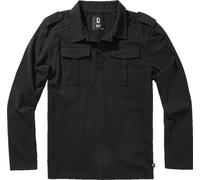 Brandit T-shirt homme Jersey Polo Willis longsleeve Black 7XL