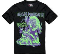 Brandit Iron Maiden Number Of The Beast I Short Sleeve T-shirt Violet S Homme
