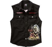 Brandit Gilet 'Iron Maiden' - jaune foncé/vert clair/rouge/noir - Taille 6XL