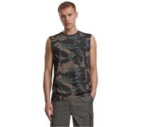 Brandit T- Shirt Sleeveless, Motif Camouflage Foncé, 3XL Hommes