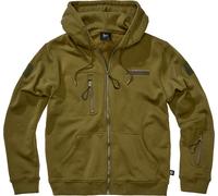Brandit Tactical Sweat, sweat à capuche zippé S Olive Olive