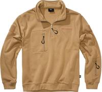 Brandit Tactical Sweat Troyer à capuchon, Sable, Taille 5XL
