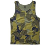 Brandit Tank Top Bushcraft Homme Décontractée Gym Voyage Coton Swedish M90 Camo