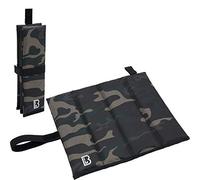 Brandit Tapis De Siège Pliable, Noir-Gris Noir Gris