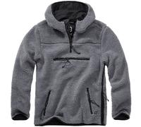 Brandit Veste en polaire Teddy Worker Gris basalte/noir Taille XXXL