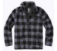 Brandit Teddyfleece Jacke Outdoor Fleece Plüschjacke Noir S-5XL
