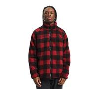 Brandit Teddyfleece Jacket, color: red/black, size: XXL