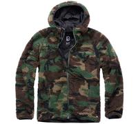Brandit Sweat à capuche zippé Teddyfleece Worker 7XL Woodland