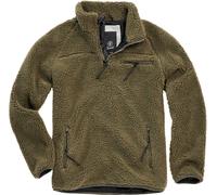 Brandit Veste Teddyfleece Troyer Homme Olive 3XL