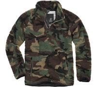 Brandit Teddyfleece Troyer S-5XL Faserpelz Peluche Pull Zippé Veste