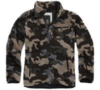 Brandit Teddyfleece Troyer S-5XL Faserpelz Peluche Pull Zippé Veste