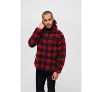 Brandit Veste polaire Teddyfleece Worker Rouge/Noir Homme Taille XL