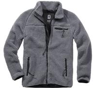 Brandit Teddyfleece Veste, noir-gris, taille L