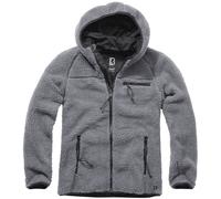 Brandit Teddyfleece Worker Jacket Chaud Vêtement Rue Homme Hiver Anthracite