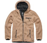 Brandit Teddyfleece Worker Jacket Chaud Vêtement Rue Homme Manteau Hiver Camel