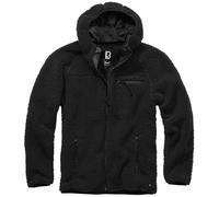 Brandit Teddyfleece Worker Jacket Chaud Vêtement Rue Homme Manteau Hiver Noir