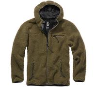 Brandit Teddyfleece Worker Jacket Chaud Vêtement Rue Homme Manteau Hiver Olive