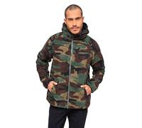 Brandit Teddyfleece Worker Jacket, color: woodland, size: 6XL