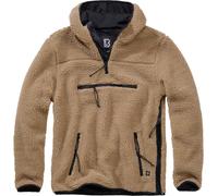 Brandit Teddyfleece Worker Pullover, brun, taille 3XL pour homme