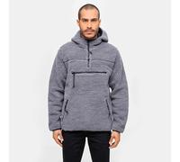 Brandit Teddyfleece Worker Pullover Chaud Vêtement Rue Homme Hiver Anthracite