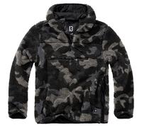 Brandit Teddyfleece Worker Pullover Chaud Vêtement Rue Homme Hiver Dark Camo