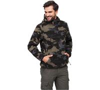 Brandit Teddyfleece Worker Pullover, Color: darkcamo, Size: L